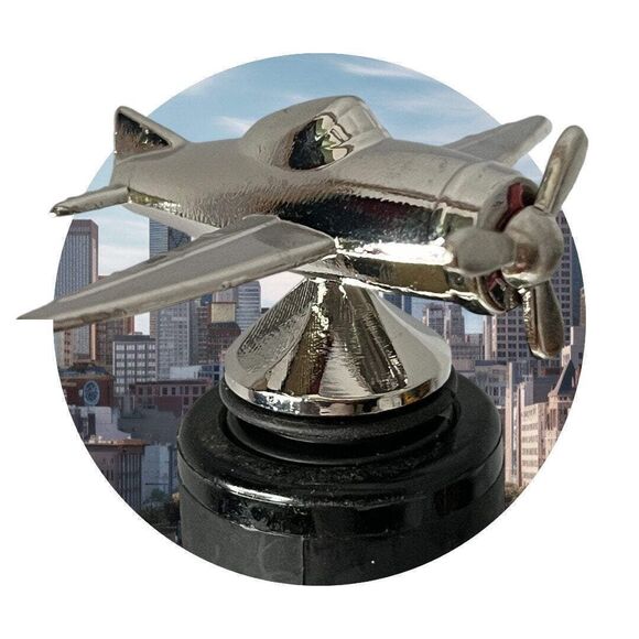 Airplane Wine Stopper - Preserve Freshness in Style - Unique Metal Bottle Sea... - Picture 3 of 5